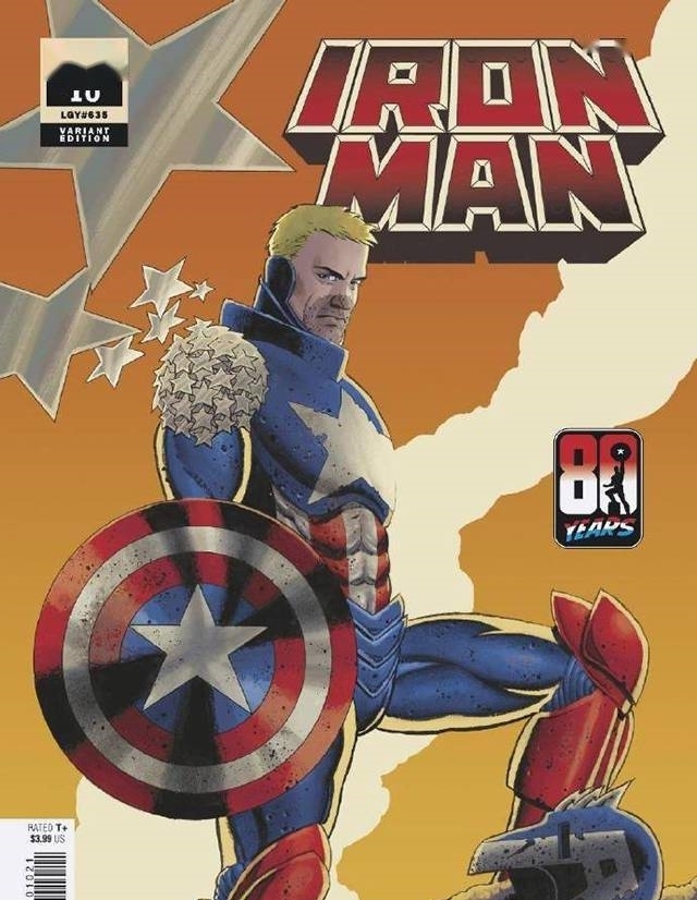 变体|「美国队长」诞辰80周年纪念变体封面公开