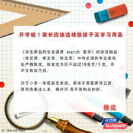 用品|开学季，教您如何选购放心的学习用品？