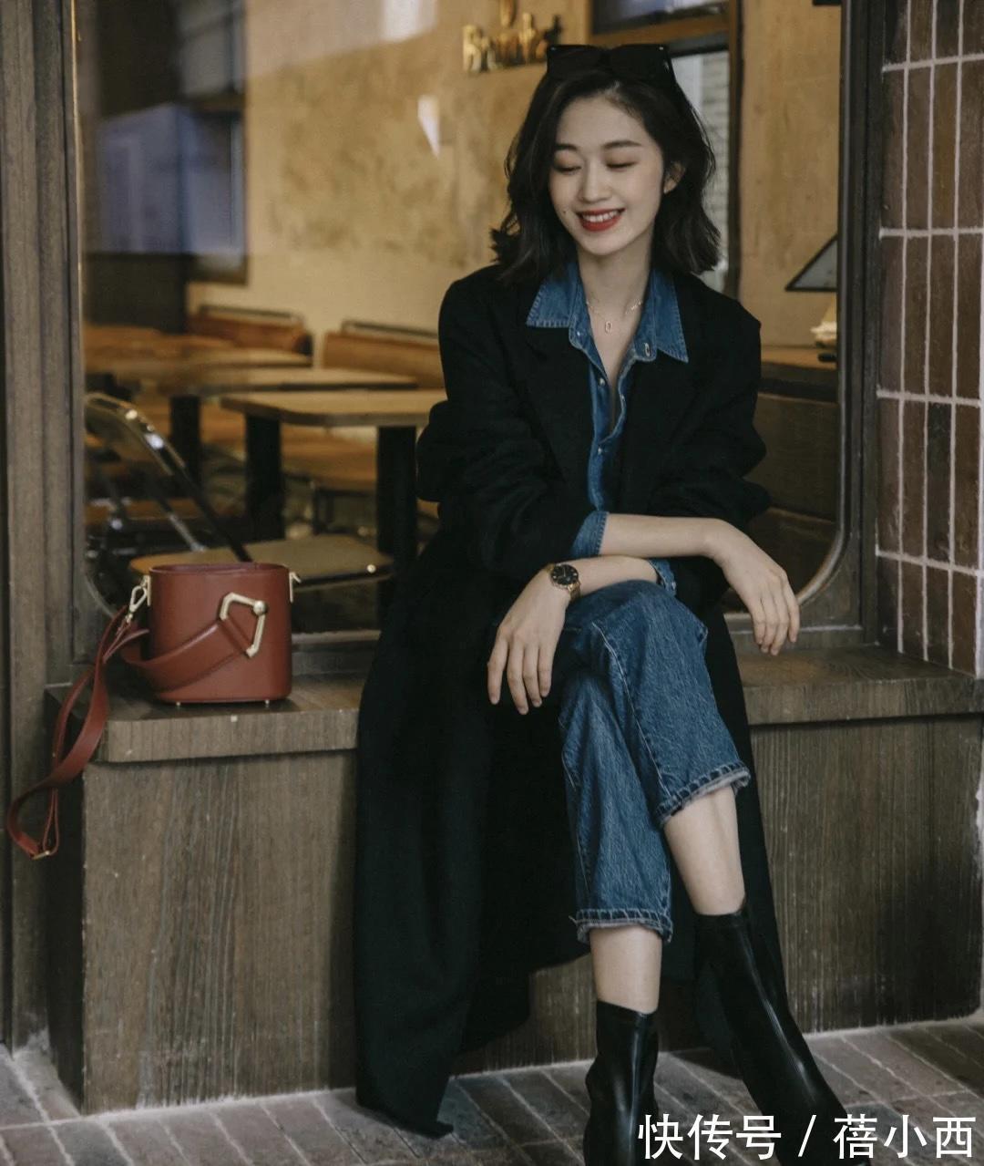 女人味|奔三奔四的女人,今年建议多穿“黑色大衣”,这样搭简约又显气质