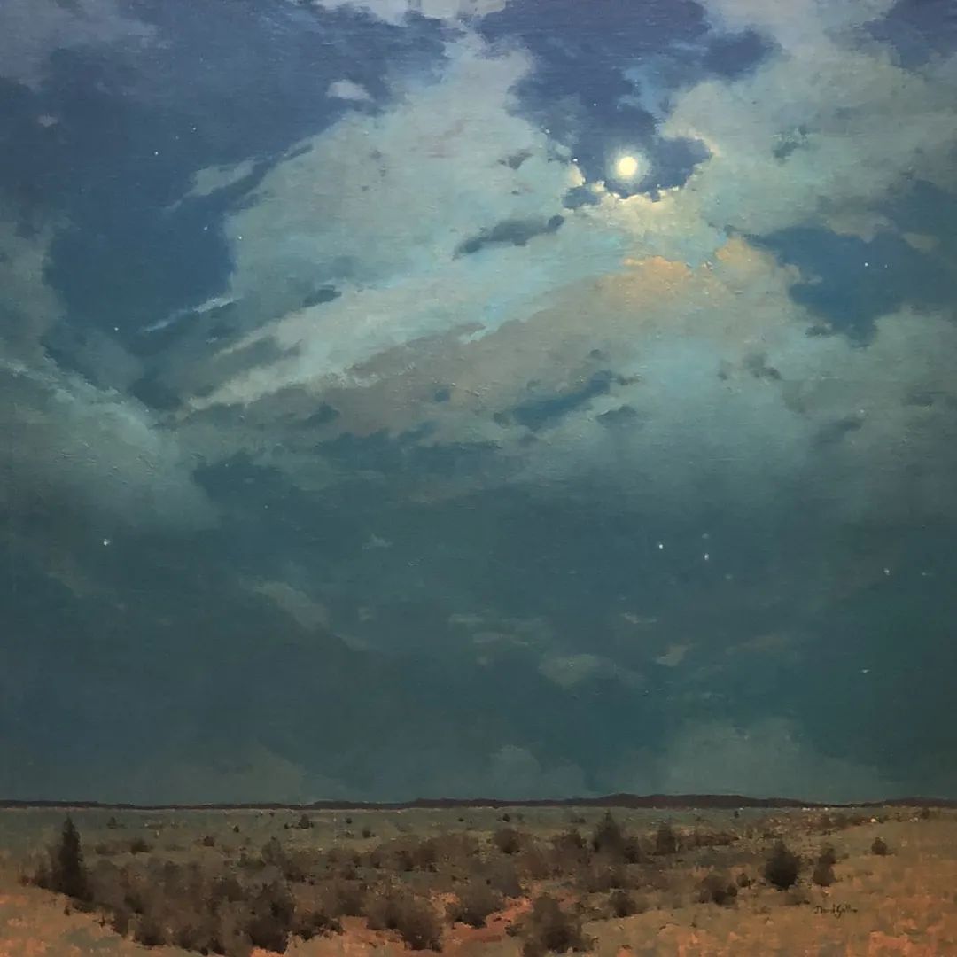 德克萨斯州#大卫·格里芬的风景油画高清图,放大看,更迷人