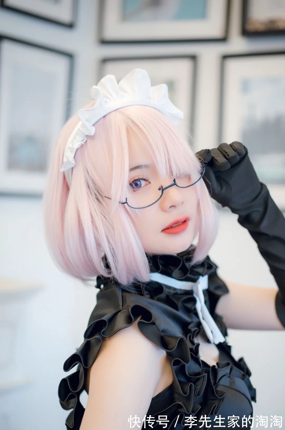 女仆|cos:女仆玛修小可爱cos正片@当归