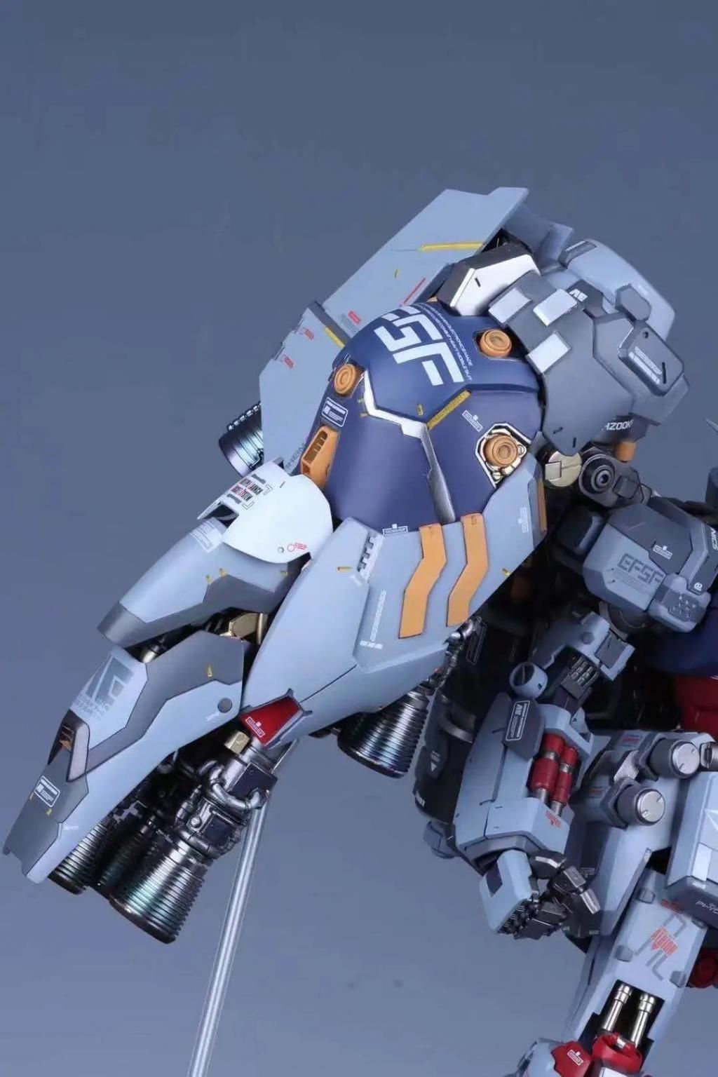 模玩|模玩控:老衲作品gs改件gp02高达模型