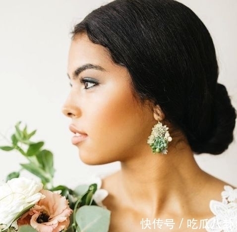 耳环#不是所有首饰都是珠宝的,多肉做成首饰,颜值完全秒杀大牌首饰!