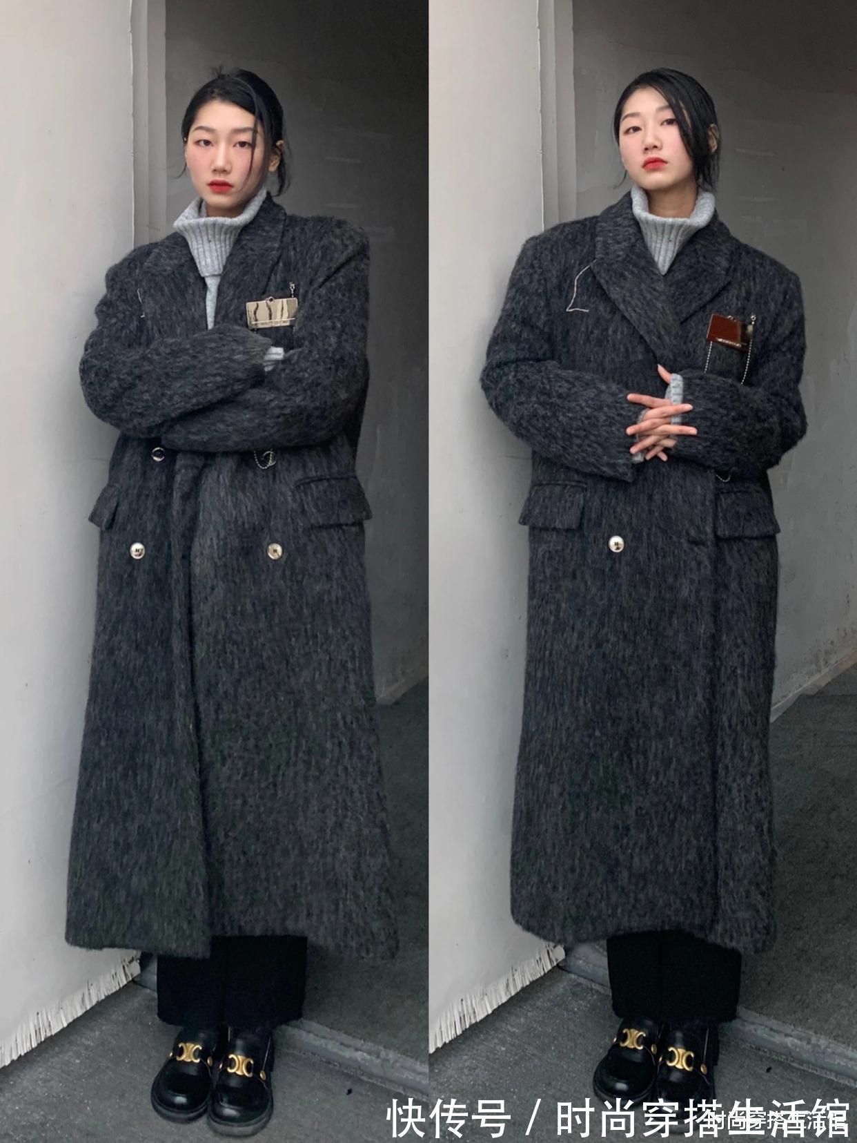 阔腿裤 过年了,牛仔裤收起来吧,现流行的是“加绒裤”,显高显瘦显腿长