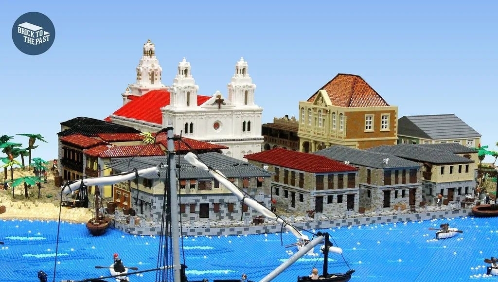 用乐高还原《海贼王》七武海原型“海盗之王”亨利·摩根的故事