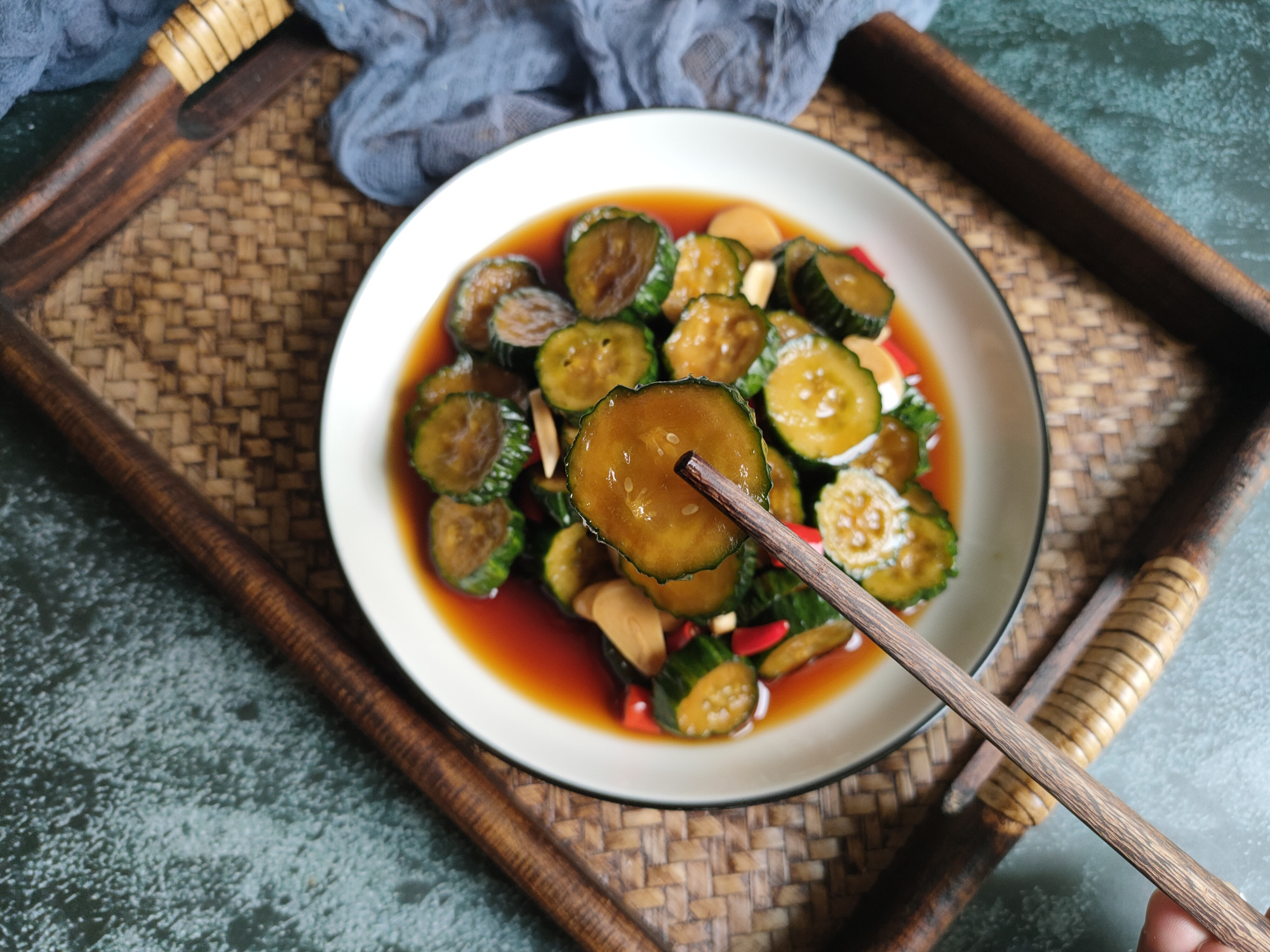 腌黄瓜不脆不入味五星级酒店配方教给你,酸甜微辣、脆爽入味