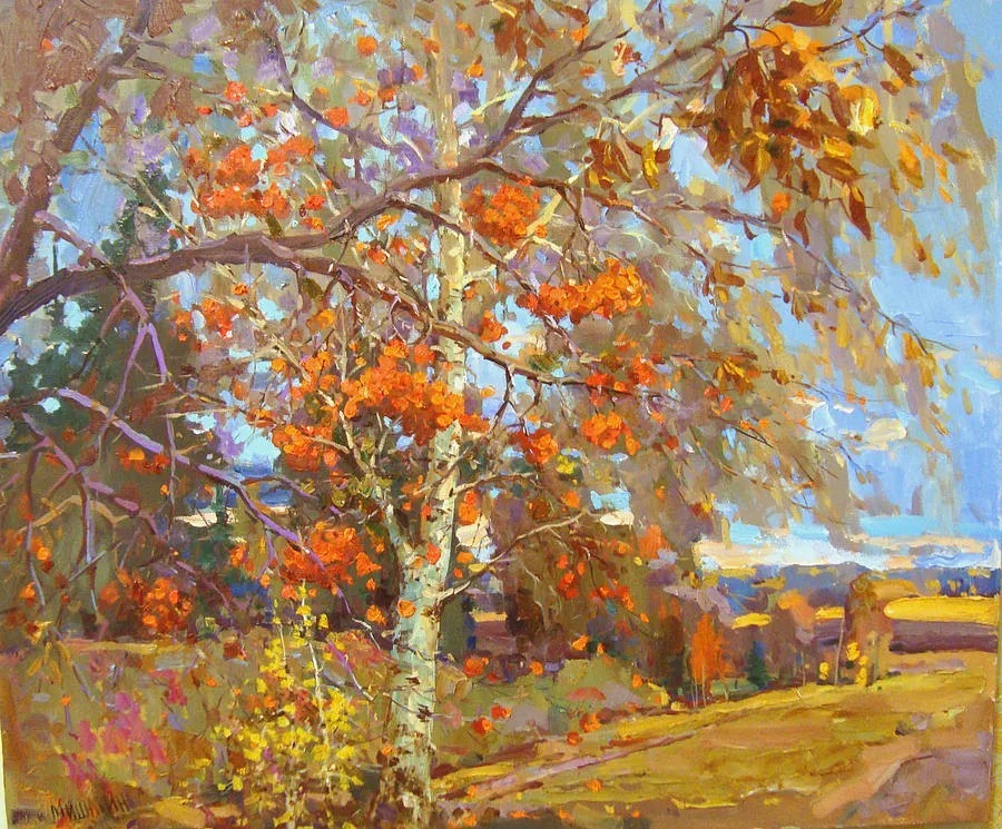 米沙金！俄罗斯画家米沙金的风景油画，美的不要不要的！