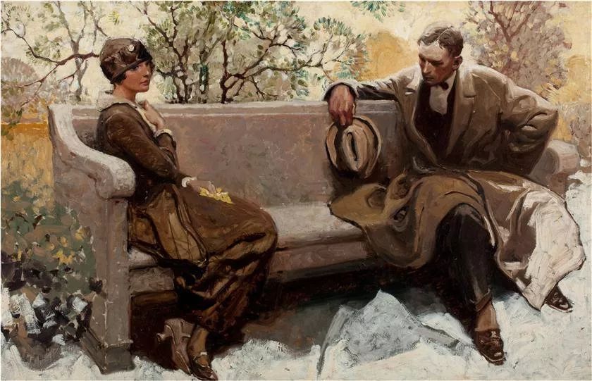 上流社会@美国最伟大的插画家,记录了上流社会的男男女女纸醉金迷的情景