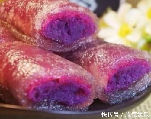 3个紫薯和1盒牛奶,在家就能做出颜值高的甜点,可爱精致口感软糯