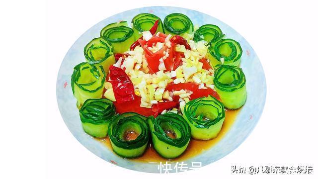 主菜|原来黄瓜切法有这么多种,黄瓜的花式切法大全图文详解,一看就会