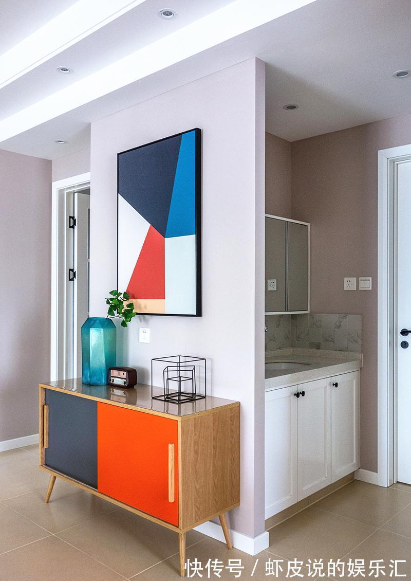 天花板|轻硬装重软装,色彩搭配太抢眼了,庆幸选择了简约北欧风