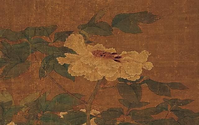 北宋时期|900年前的一幅古画,牡丹花下一只猫,旁边还藏着一条蛇