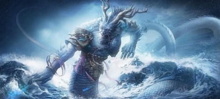 山神!上古时期96个龙形神兽,人面龙身,《山海经》中的神秘山神