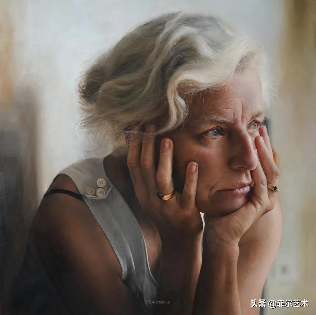 安妮·罗达!法国画家安妮·罗达超高清、超写实人物油画作品欣赏