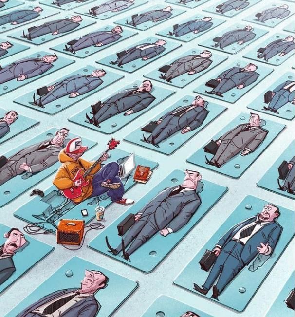 人心|揭露现实问题的9张讽刺插画,直击人心,引人深思