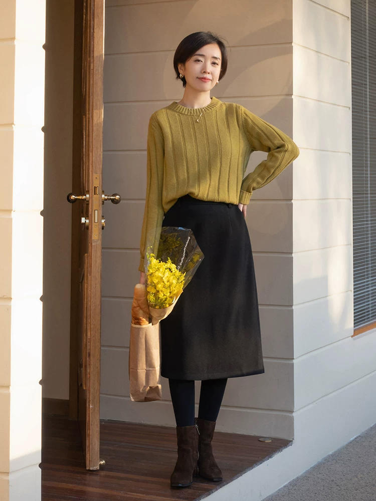 颜色|步入40不要觉得“毛衣”老气,借鉴以下实用款,美出新高度