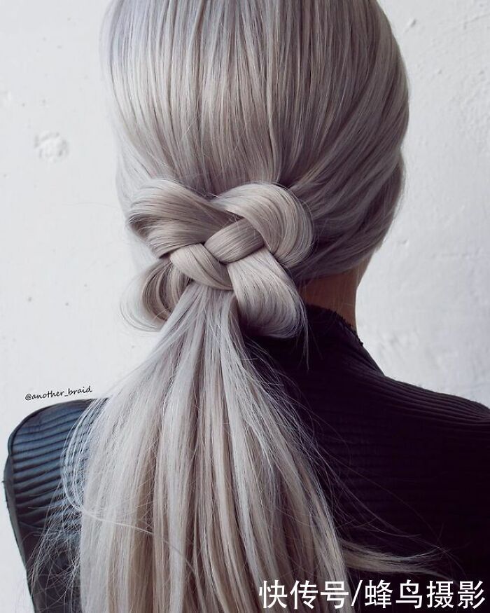 网红达人|65张编发照片,这哪是编头发分明是画画,图3这发型一次要半天