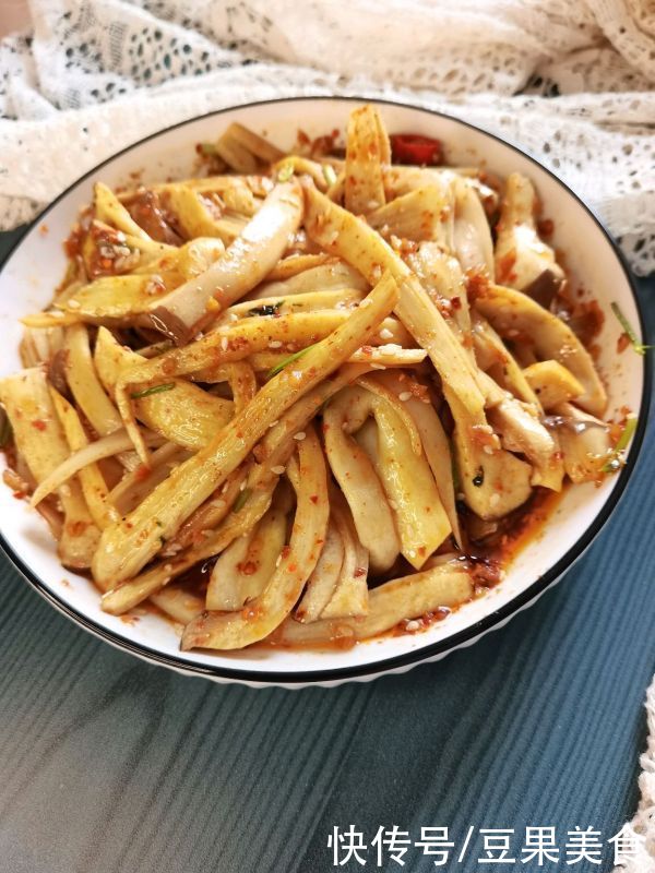 米饭|原来凉拌杏鲍菇 绝绝子！才是真正的米饭杀手