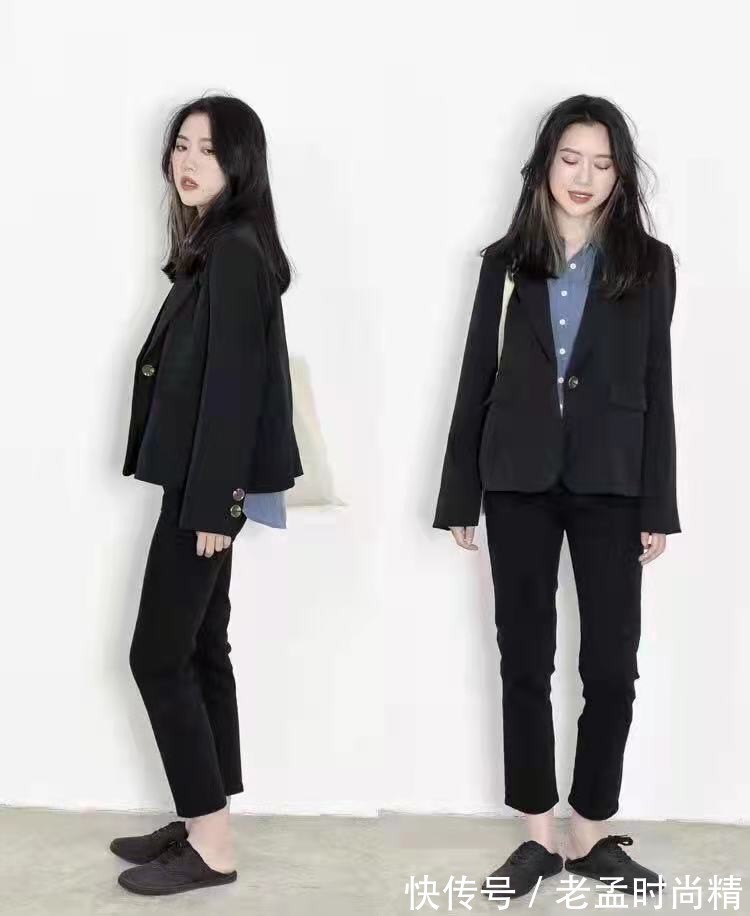 复古|秋天“小西装”怎么穿?这么穿复古休闲