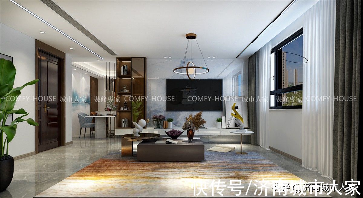 伟东新都|伟东新都两室两厅装修效果图