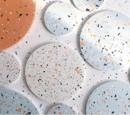 水磨石|地面装修不流行铺瓷砖了,以前被弃用的水磨石,如今玩出了新花样