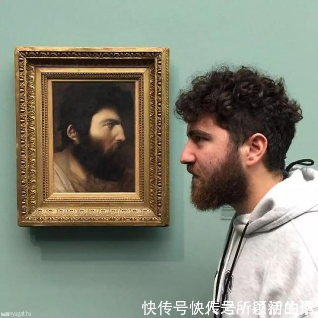 名画@和名画“撞衫”是一种怎样的体验?他花2年专拍艺术界最美的意外