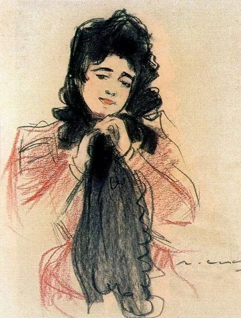 拉蒙·卡萨斯!西班牙大师 拉蒙·卡萨斯素描作品