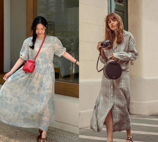 帆布鞋|把高跟鞋放一边!鞋底1cm的“平底鞋”成宠儿,搭连衣裙优雅时髦