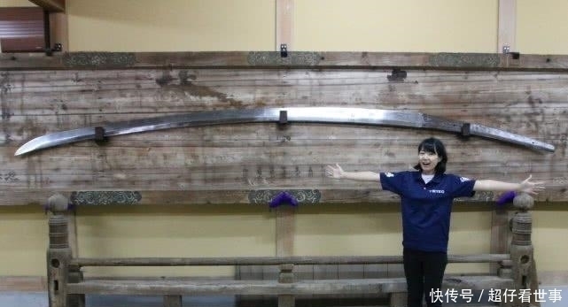 难道|一把神秘的巨型日本刀长4米重150斤,日本古代难道有巨人