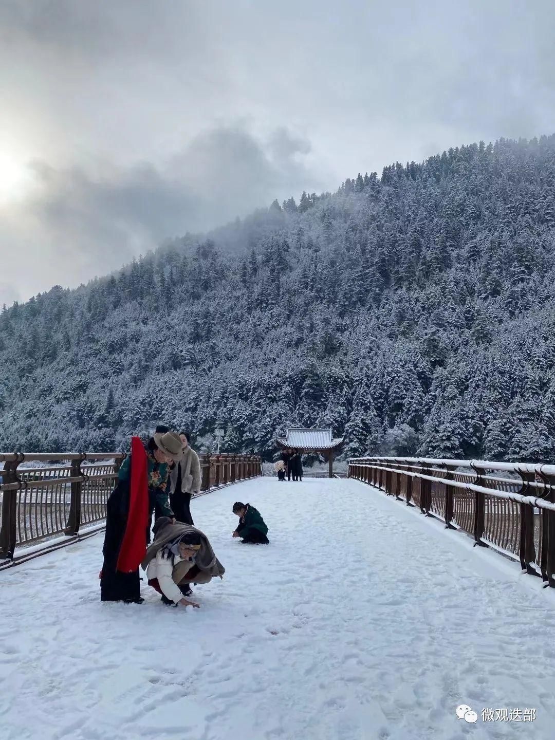 迭部迎来新春第一场雪|新春走基层 |迭部迎来新春第一场雪\＂,\＂i10\＂:\＂新春走基层