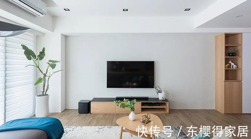 白多|套内86平三居室,装修简单但不俗气,借客厅凭白多增加了一个书房