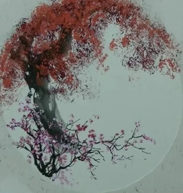 浓墨!写意《烟花三月》绘画教程