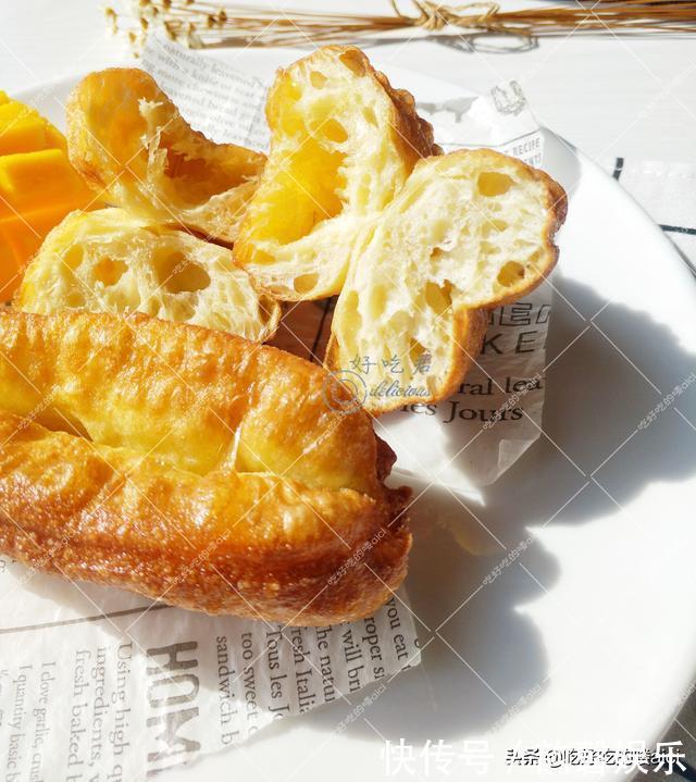 最近宅家炸油条火了,用对配方一次就能成功,气孔充足,蓬松酥脆