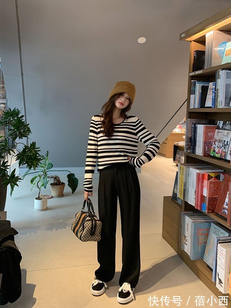 裤款|真正有洋气感的女人,必备这3条裤子:牛仔、直筒、阔腿和束脚裤