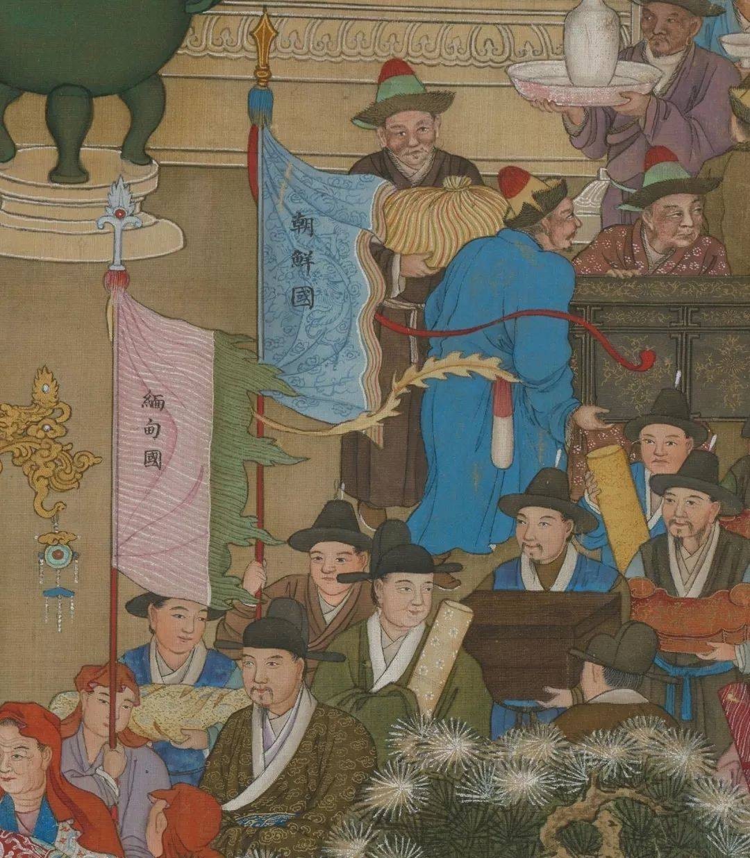 清代《萬國來朝》 圖
