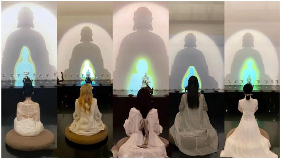 寺庙#辣眼睛！佛媛火了！女网红寺庙打擦边球！实则......网友：?悟空！快把她们拿下