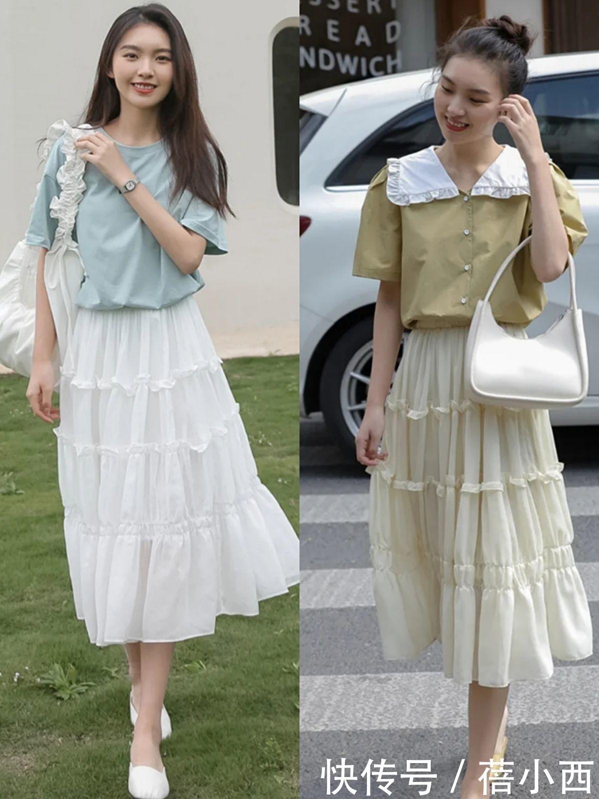 娃娃领|有气质的女生穿搭都不浮夸,温柔色系气质搭配LOOK,让你美翻6月