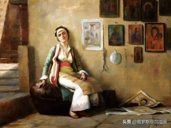 拉利@微妙而动人的油画，他画出了东方浪漫的神秘主义