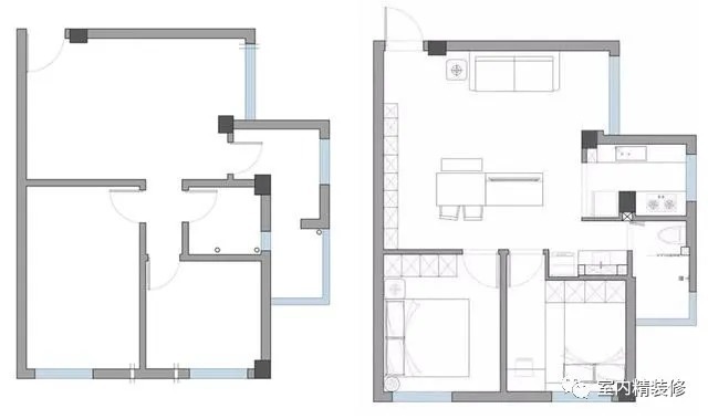 地台床|别看她家只是62㎡的小两房,居住体验棒极了,敞亮清爽越看越舒服