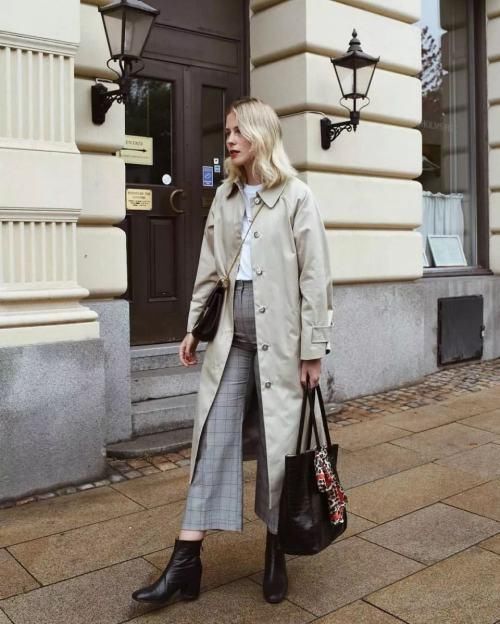 长外套+阔腿裤火了！太美太气质，小个子也能穿！