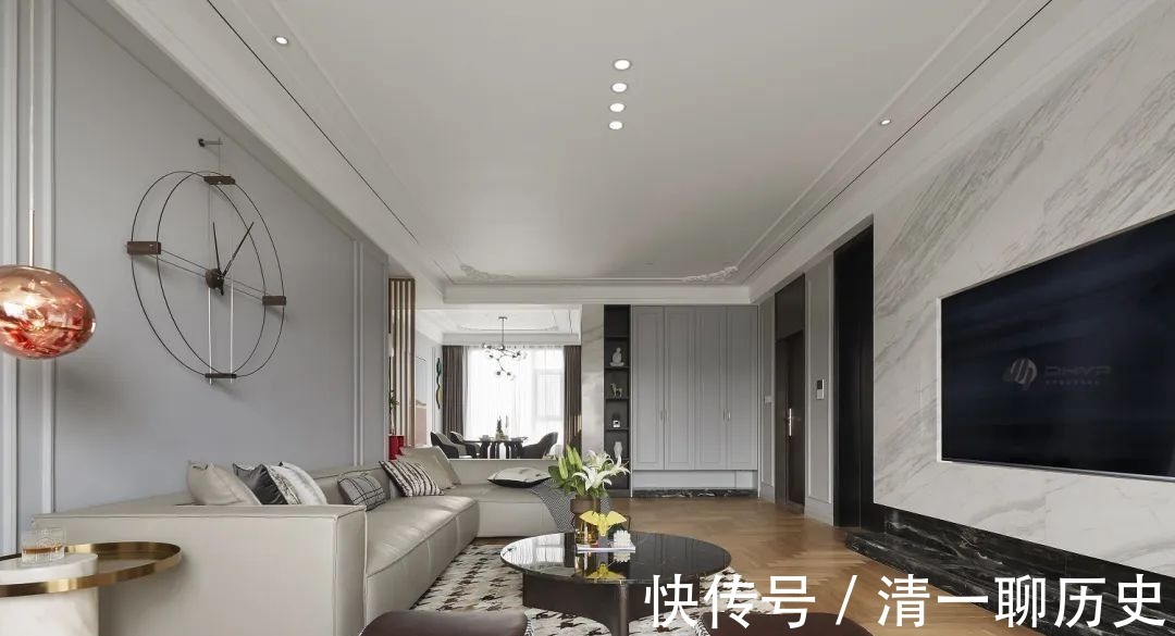 装饰画|180㎡现代轻奢风,打造充满华丽与端庄档次的高级居住氛围