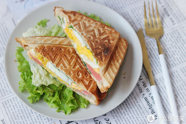 三明治机|分享一人食好物，搞定早餐只需5分钟，材料随意营养丰富