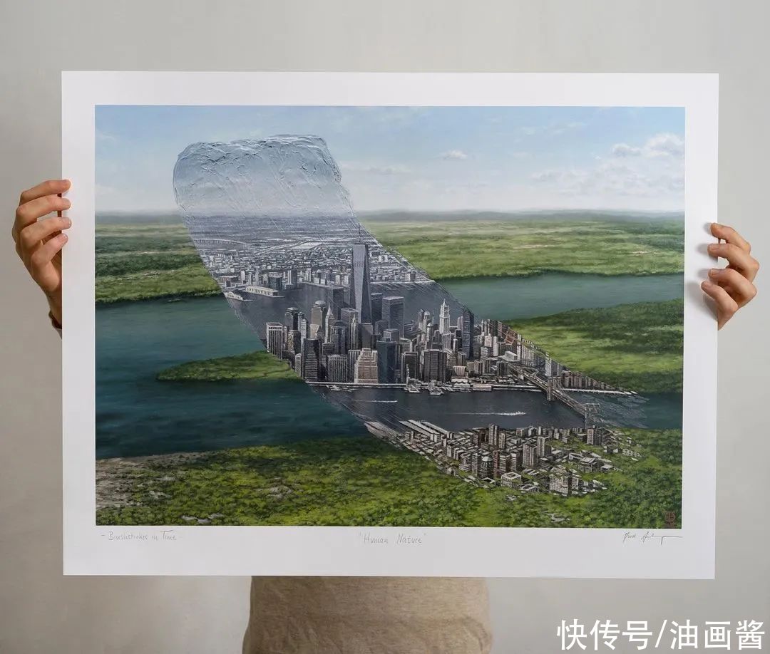  漂亮|他用“脏颜料”，毁掉漂亮的风景画，真相引人深思