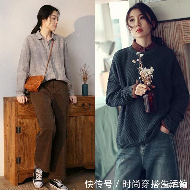 简约|秋天出游,换上简约舒服的慵懒风穿搭,找到简单快乐的自己