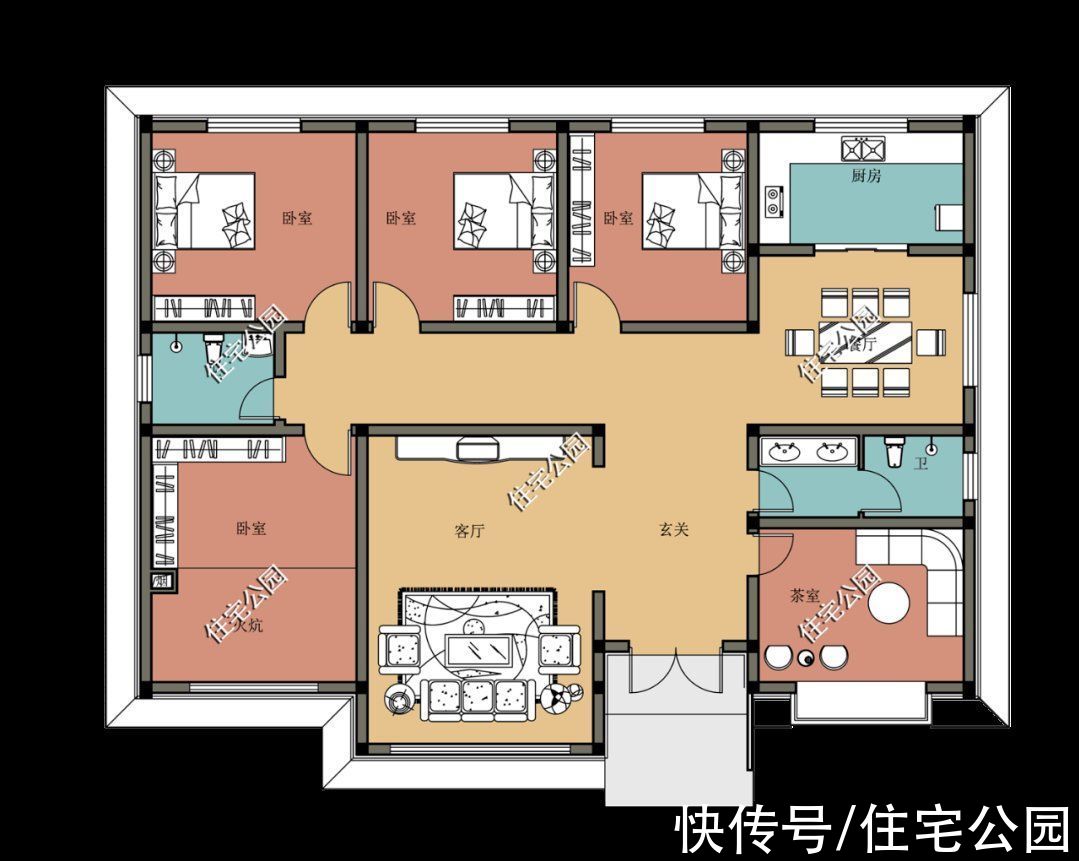 砖混|精选15套中式大宅，农村就该建这样的房子，太美了