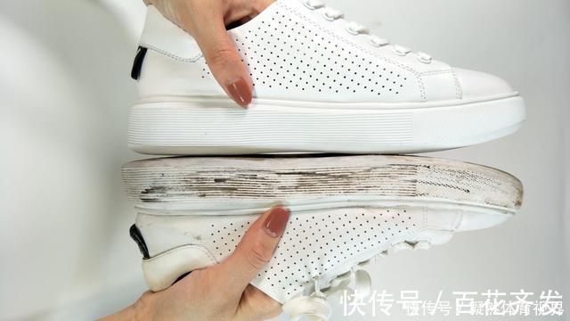 白鞋变脏了别用水擦，教你不用一滴水，擦完鞋边像新的一样