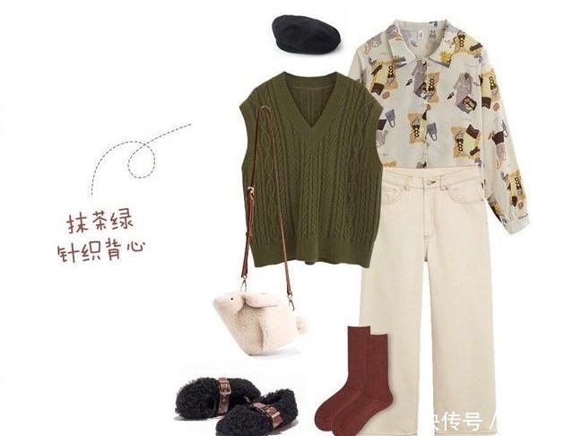讲究的女人真会穿，用''马甲''混搭叠穿，拯救春天换季乱穿衣的尴尬