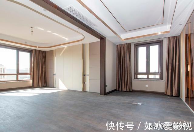 背景墙|参观230㎡大平层,房子大就是任性,简单装修都非常大气显档次