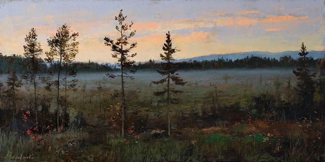 笔触@笔触率性,优雅朦胧的风景油画,迷人!