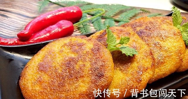 我家南瓜饼从来不用糯米粉，用它做一锅，不用油炸，连吃半月不坏！